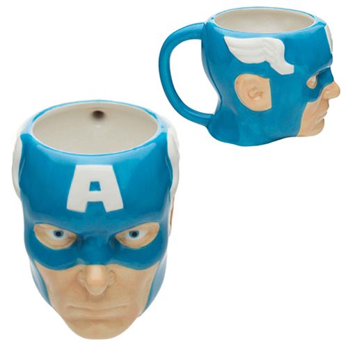 Captain America Ceramic Molded Mug
